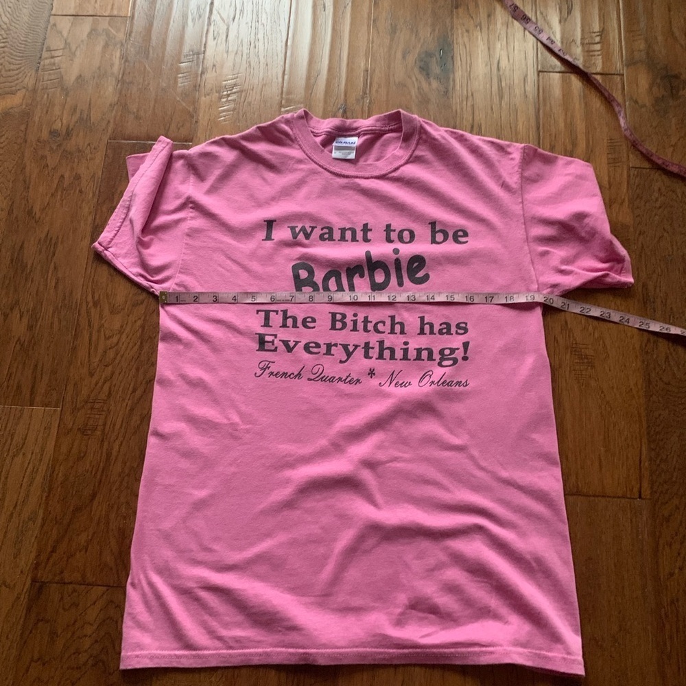 Hot Pink Barbie Graphic T‎ Shirt - Picture 4 of 7